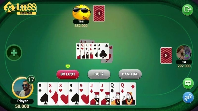 Tiến lên miền Nam: Trò đánh bài được yêu thích nhất Lu88